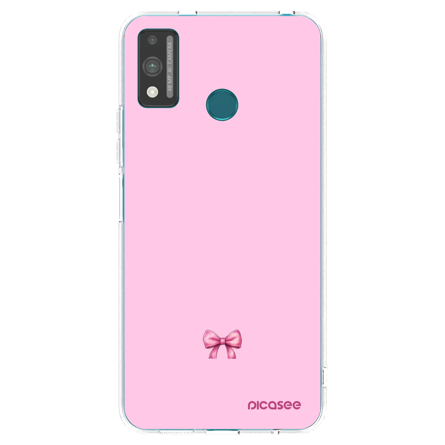 Picasee husă transparentă din silicon pentru Honor 9X Lite - Blush bow