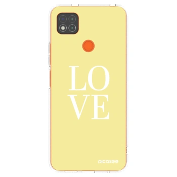 Picasee husă transparentă din silicon pentru Xiaomi Redmi 9C - Love