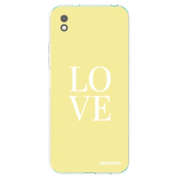 Picasee husă neagră din silicon pentru Xiaomi Redmi 9A - Love
