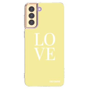 Picasee husă transparentă din silicon pentru Samsung Galaxy S21+ 5G G996F - Love