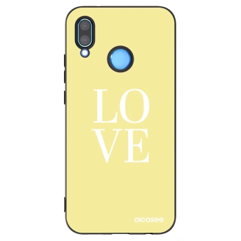 Picasee husă neagră din silicon pentru Huawei P20 Lite - Love