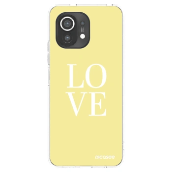 Picasee husă transparentă din silicon pentru Xiaomi Mi 11 - Love