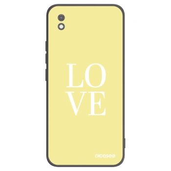 Picasee husă neagră din silicon pentru Xiaomi Redmi 9AT - Love