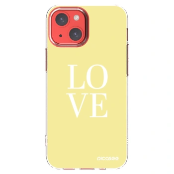 Picasee husă transparentă din silicon pentru Apple iPhone 13 mini - Love