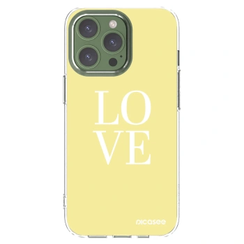 Picasee husă transparentă din silicon pentru Apple iPhone 13 Pro - Love