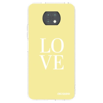 Picasee husă transparentă din silicon pentru Xiaomi Redmi Note 9T - Love
