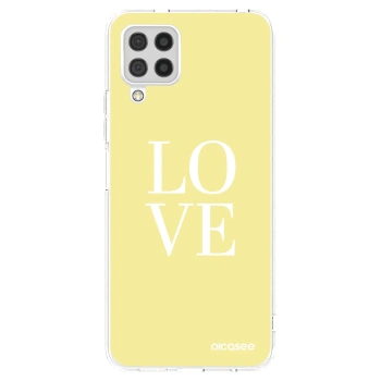 Picasee husă transparentă din silicon pentru Samsung Galaxy A22 A225F 4G - Love