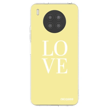 Picasee husă transparentă din silicon pentru Huawei Nova 8i - Love