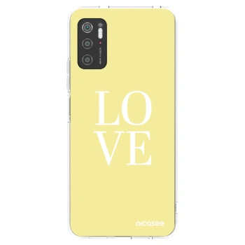 Picasee husă transparentă din silicon pentru Xiaomi Poco M3 Pro 5G - Love