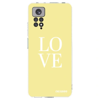 Picasee husă transparentă din silicon pentru Xiaomi Redmi Note 11 - Love
