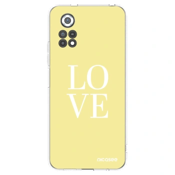 Picasee husă transparentă din silicon pentru Xiaomi Poco X4 Pro 5G - Love