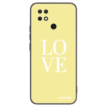 Picasee husă neagră din silicon pentru Xiaomi Redmi 10C - Love