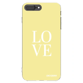 Picasee husă transparentă din silicon pentru Apple iPhone 8 Plus - Love