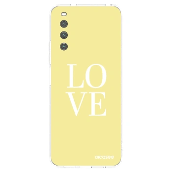 Picasee husă transparentă din silicon pentru Sony Xperia 10 IV 5G - Love
