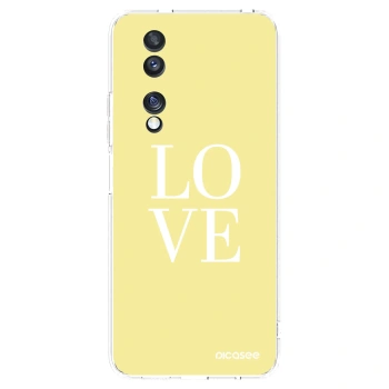 Picasee husă transparentă din silicon pentru Honor 70 - Love
