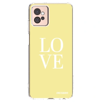 Picasee husă transparentă din silicon pentru Motorola Moto G32 - Love