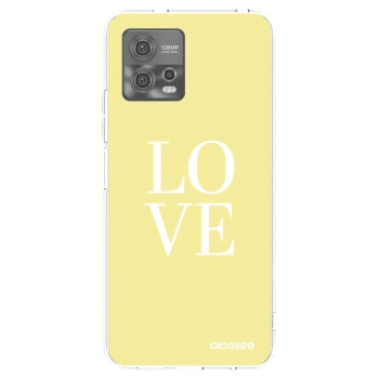 Picasee husă transparentă din silicon pentru Motorola Moto G72 - Love