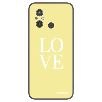 Picasee husă neagră din silicon pentru Xiaomi Redmi 12C - Love