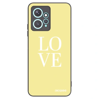 Picasee husă neagră din silicon pentru Xiaomi Redmi Note 12 4G - Love