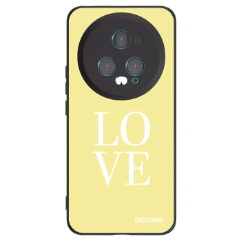 Picasee husă neagră din silicon pentru Honor Magic5 Pro - Love
