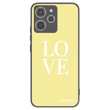 Picasee husă neagră din silicon pentru Xiaomi Redmi 12 4G - Love