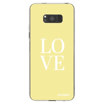 Picasee husă transparentă din silicon pentru Samsung Galaxy S8 G950F - Love
