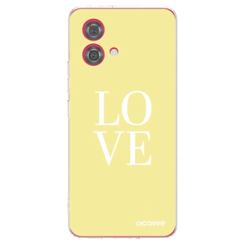 Picasee husă transparentă din silicon pentru Motorola Moto G84 5G - Love