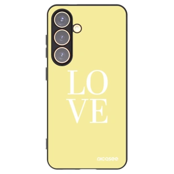 Picasee husă neagră din silicon pentru Samsung Galaxy S24 S921B 5G - Love
