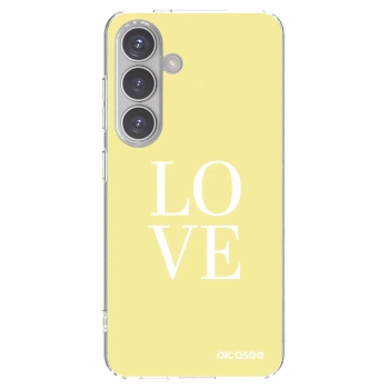 Picasee husă transparentă din silicon pentru Samsung Galaxy S24 S921B 5G - Love