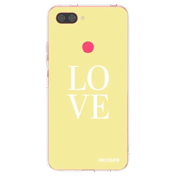 Picasee husă transparentă din silicon pentru Xiaomi Mi 8 Lite - Love