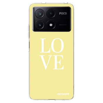 Picasee husă transparentă din silicon pentru Xiaomi Poco X6 Pro - Love