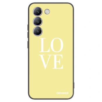 Picasee husă neagră din silicon pentru Vivo V40 SE 5G - Love