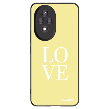 Picasee husă neagră din silicon pentru Honor 200 5G - Love