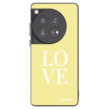 Picasee husă neagră din silicon pentru OnePlus 12 5G - Love