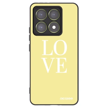 Picasee husă neagră din silicon pentru Xiaomi 14T - Love