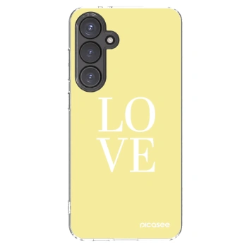 Picasee husă transparentă din silicon pentru Samsung Galaxy S24 FE S721B - Love