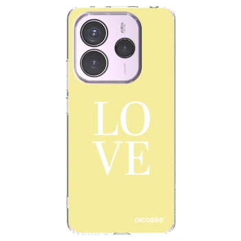 Picasee husă transparentă din silicon pentru Xiaomi Redmi Note 14 5G - Love
