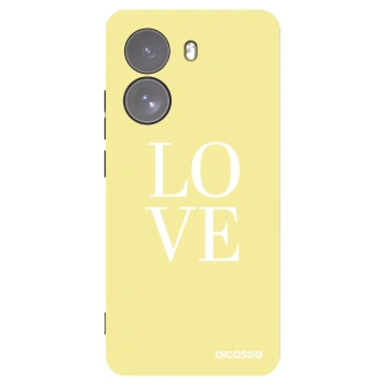 Picasee husă neagră din silicon pentru Xiaomi Poco X7 - Love