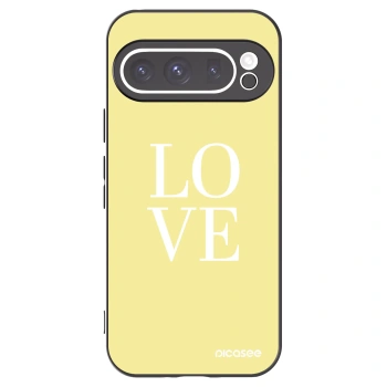 Picasee husă neagră din silicon pentru Google Pixel 9 Pro - Love