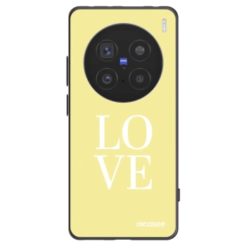Picasee husă neagră din silicon pentru Vivo X200 Pro - Love