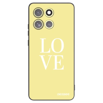 Picasee husă neagră din silicon pentru Motorola Moto G86 5G - Love