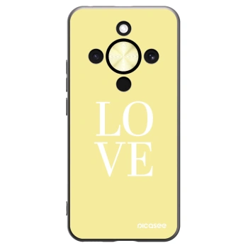 Picasee husă neagră din silicon pentru Honor Magic8 Lite 5G - Love