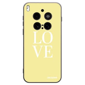 Picasee husă neagră din silicon pentru Vivo X300 Pro - Love