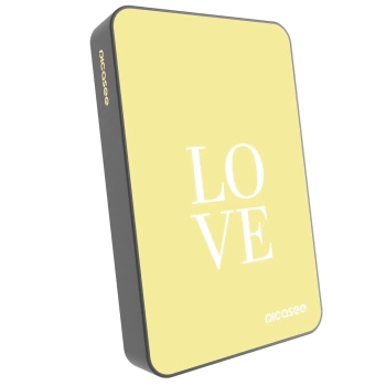 Picasee Powerbank cu MagSafe 10 000 mAh Gri - Love