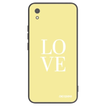 Picasee husă neagră din silicon pentru Xiaomi Redmi 7A - Love