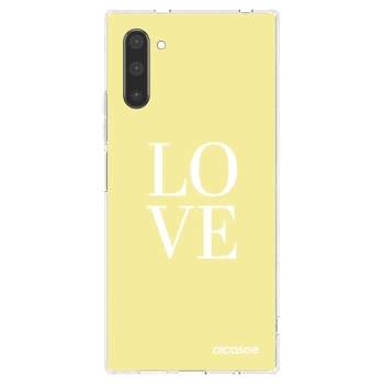 Picasee husă transparentă din silicon pentru Samsung Galaxy Note 10 N970F - Love