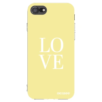 Picasee husă transparentă din silicon pentru Apple iPhone 8 - Love