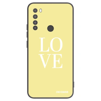 Picasee husă neagră din silicon pentru Xiaomi Redmi Note 8 - Love