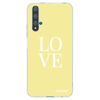 Picasee husă transparentă din silicon pentru Huawei Nova 5T - Love