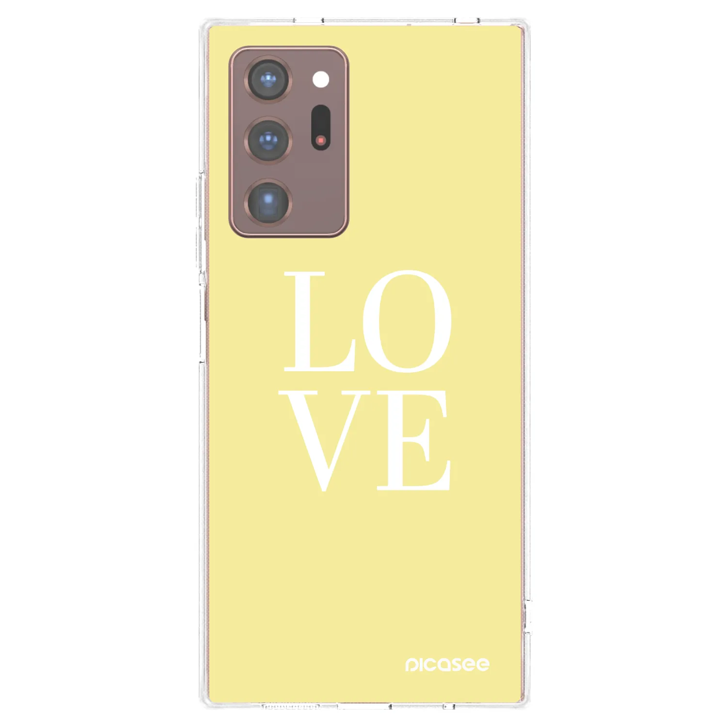 Picasee husă transparentă din silicon pentru Samsung Galaxy Note 20 Ultra - Love